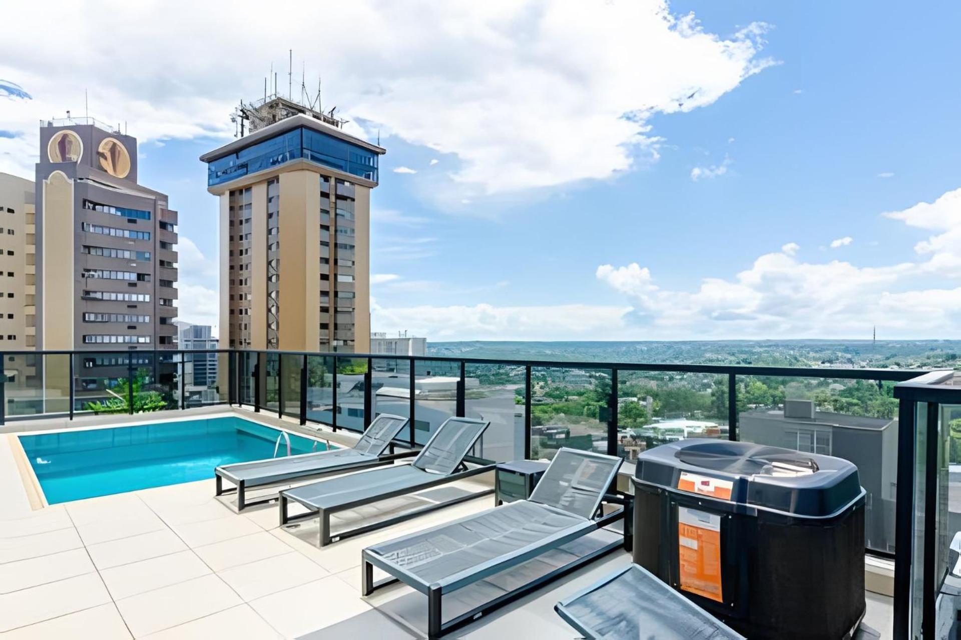 Apartment Dois Quartos, Lindo, Garagem, Clube Sky By Urooms