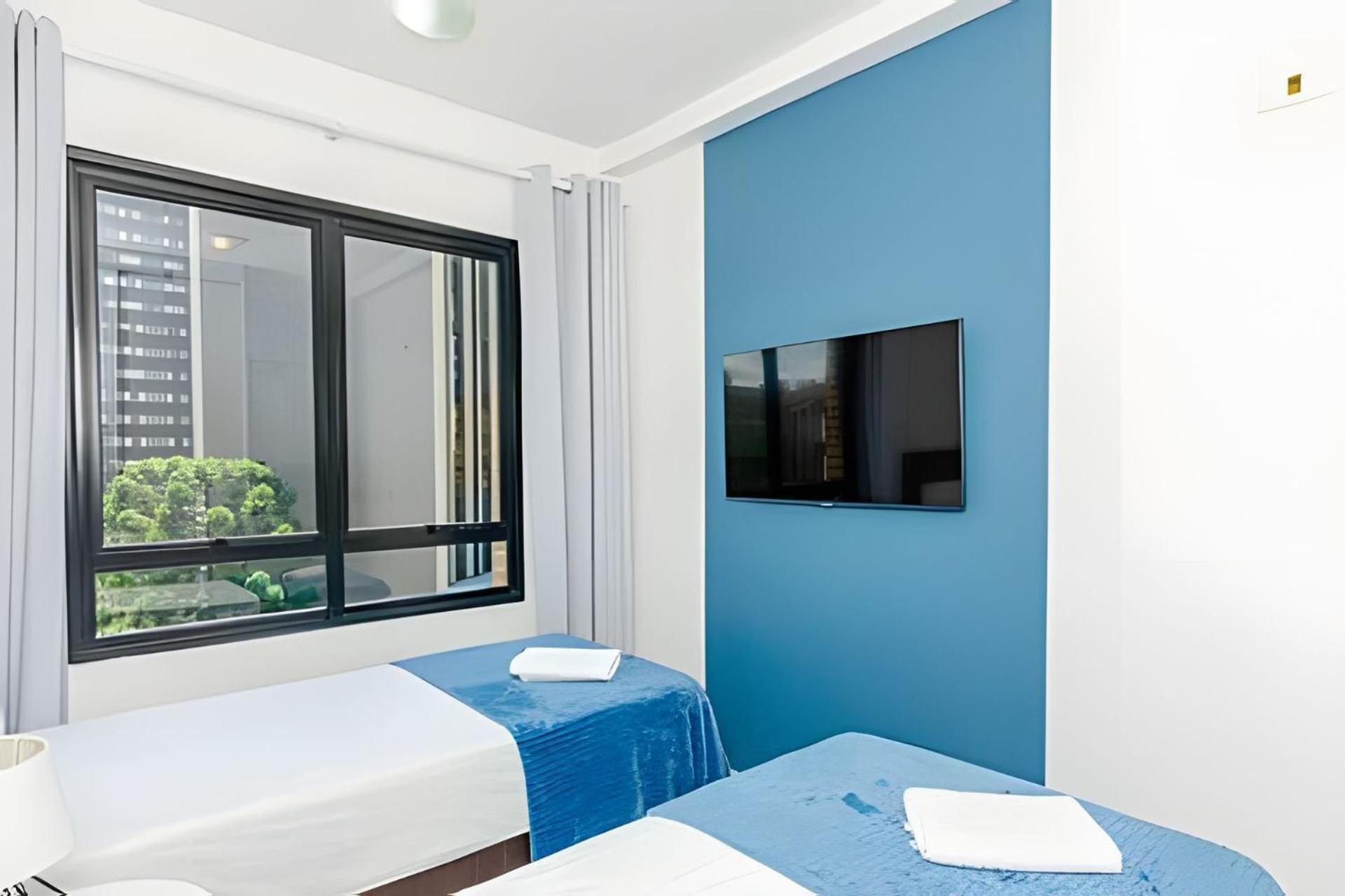 Dois Quartos, Lindo, Garagem, Clube Sky By Urooms Apartment